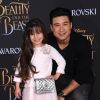 Mario Lopez et sa fille Gia Francesca Lopez - Avant-première du film La Belle et la bête à Los Angeles le 2 mars 2017