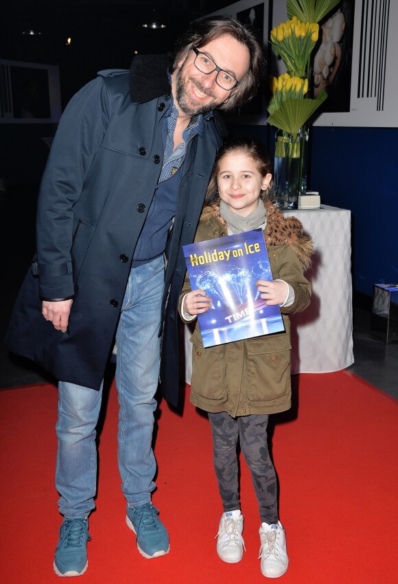 Semi-exclusif - Alexandre Jaffray et sa fille Margot - Première de la tournée 2017 du spectacle "Holiday on Ice" au Zénith de Paris le 3 mars 2017. © Veeren/Bestimage