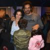 Semi-exclusif - Sandra Zeitoun de Matteis avec son compagnon Tomer Sisley et les enfants de celui-ci Levin et Liv Shaya - Première de la tournée 2017 du spectacle "Holiday on Ice" au Zénith de Paris le 3 mars 2017. © Veeren/Bestimage