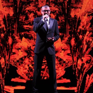 George Michael en concert au Ziggo Dome à Amsterdam, le 14 septembre 2012.