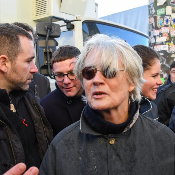Penelope Fillon, la femme de François Fillon - Rassemblement de soutien à François Fillon, candidat du parti Les Républicains à la présidentielle, Place du trocadéro à Paris le 5 mars 2017.