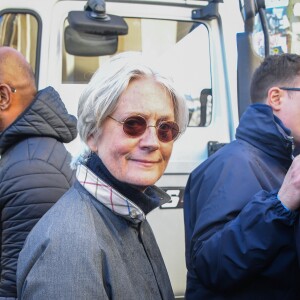Penelope Fillon, la femme de François Fillon - Rassemblement de soutien à François Fillon, candidat du parti Les Républicains à la présidentielle, Place du trocadéro à Paris le 5 mars 2017.