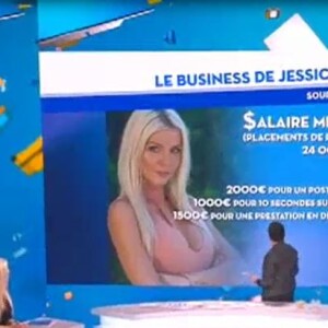 Jessica des "Marseillais", son salaire évoqué - "TPMP", lundi 6 mars 2017, C8