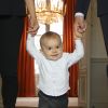 Le prince Oscar de Suède photographié à l'occasion de son 1er anniversaire le 2 mars 2017. © Cour royale de Suède.