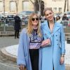Valentina Ferragni et sa soeur Chiara Ferragni arrivant au défilé de mode "Miu Miu", collection prêt-à-porter Automne-Hiver 2017-2018 à Paris, le 7 Mars 2017.© CVS/Veeren/Bestimage
