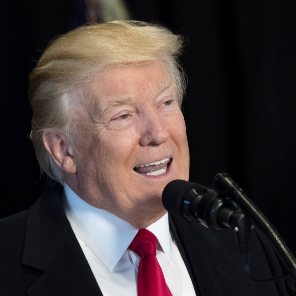 Le président des Etats-Unis Donald Trump visite le musée de la Smithsonian Institution, musée national de l'histoire et de la culture afro-américaine de Washington, The District, Etats-Unis, le 21 février 2017