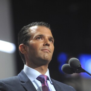 Donald Trump Jr. - Deuxième jour de la Convention des Républicains à Cleveland. Le 19 juillet 2016