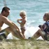 Exclusif - Hayden Panettiere avec son fiancé Wladimir Klitschko et leur fille Kaya se relaxent sur une plage de Miami le 2 décembre 2016
