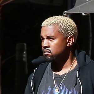 Kanye West à la sortie de son cours de gym à Los Angeles, le 1er mars 2017