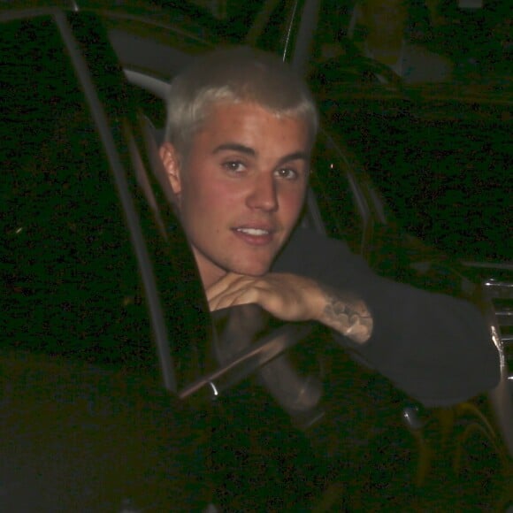 Justin Bieber arrivant à l'aéroport de Brisbane en Australie le 12 mars 2017