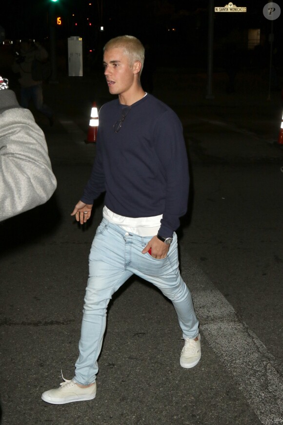 Justin Bieber à West Hollywood le 27 février 2017