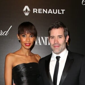 Sonia Rolland et son compagnon Jalil Lespert - Vanity Fair a organisé un dîner à l'occasion du classement des "50 français les plus influents du monde" à l'hotel Salomon de Rothschild à Paris le 6 décembre 2016. © Dominique Jacovides/Bestimage