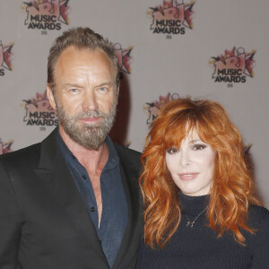 Sting, Mylène Farmer à la 17e cérémonie des NRJ Music Awards 2015 au Palais des Festivals à Cannes, le 7 novembre 2015. © Christophe Aubert via Bestimage