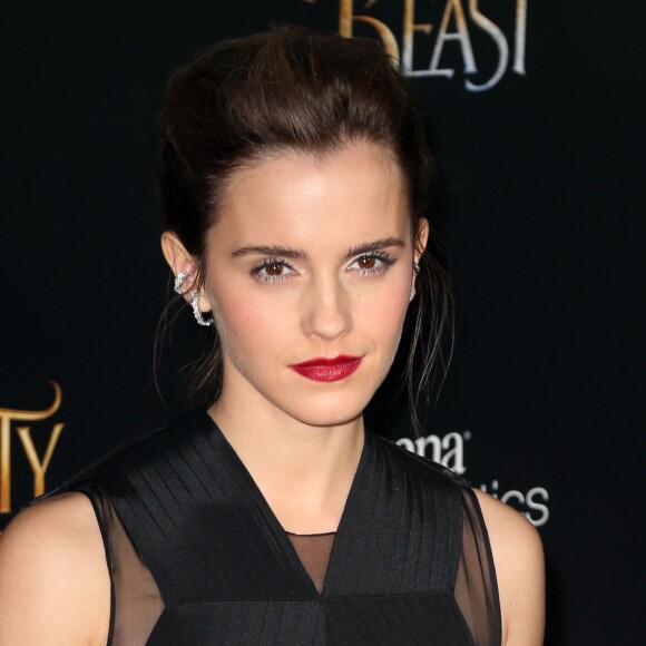 Emma Watson à la première de 'Beauty And The Beast' (La Belle et la Bête) à Alice Tully Hall à New York, le 13 mars 2017 © Morgan Dessalles/Bestimage