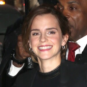 Emma Watson arrive à l'émission de télévision 'Good Morning America' à New York City le 10 mars 2017.