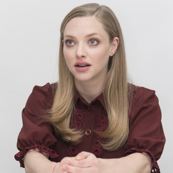Amanda Seyfried (enceinte) - Conférence de presse avec les acteurs du film "The Last World" à Beverly Hills. Le 3 mars 2017