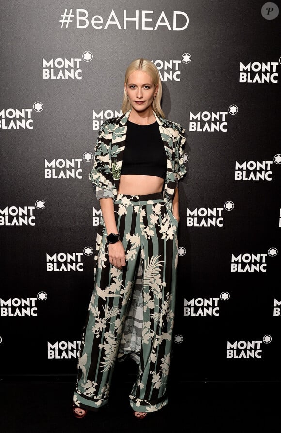 Poppy Delevingne - Soirée de lancement de la collection 'Summit' de Montblanc, au Leadenhall. Londres, le 16 mars 2017.