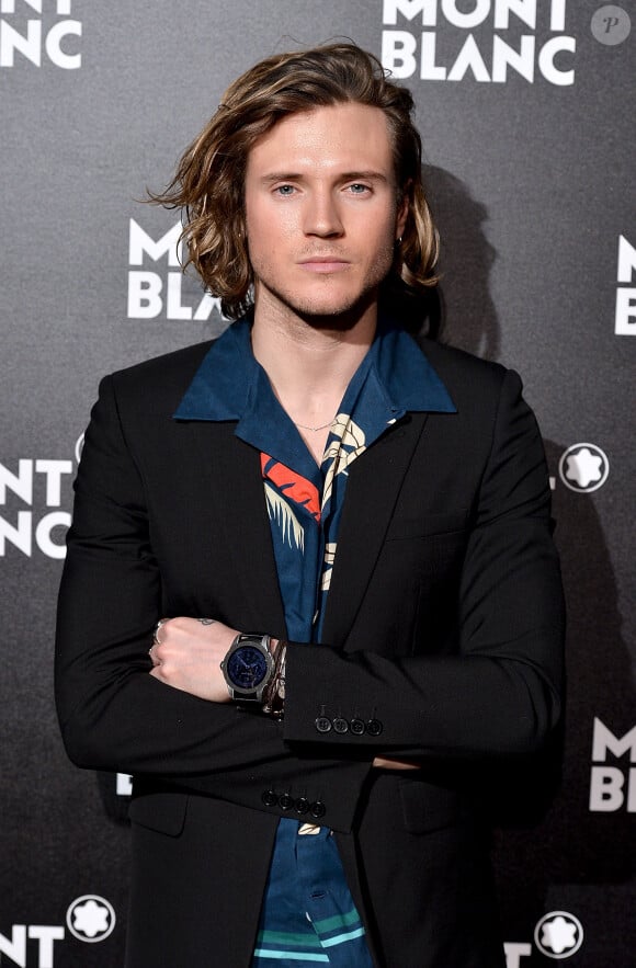 Dougie Poynter - Soirée de lancement de la collection 'Summit' de Montblanc, au Leadenhall. Londres, le 16 mars 2017.