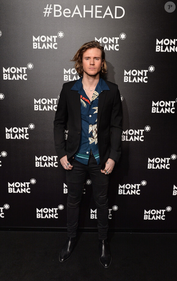 Dougie Poynter - Soirée de lancement de la collection 'Summit' de Montblanc, au Leadenhall. Londres, le 16 mars 2017.