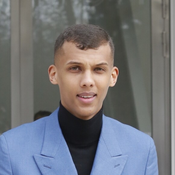 Stromae - People à la sortie du défilé de mode "Louis Vuitton", collection prêt-à-porter automne-hiver 2015/2016, à Paris.