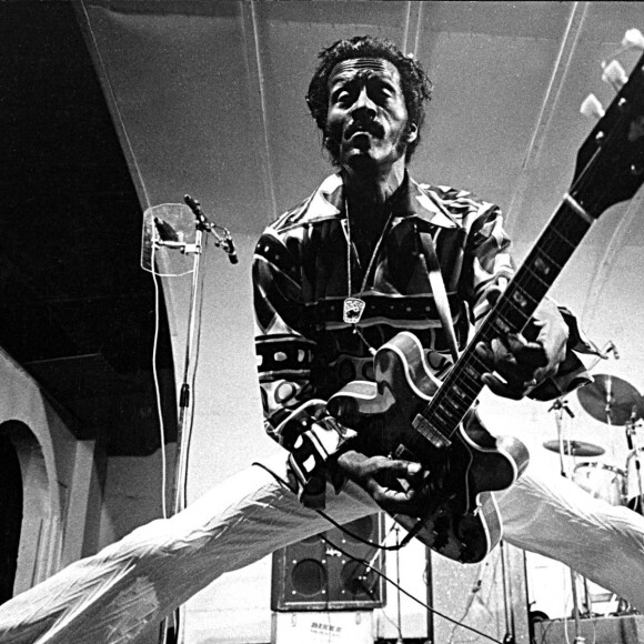 Chuck Berry en concert à Saint Louis le 16 octobre 1986