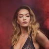 Rita Ora pose pour la nouvelle campagne de la marque de lingerie italienne Tezenis, le 3 mars 2017.
