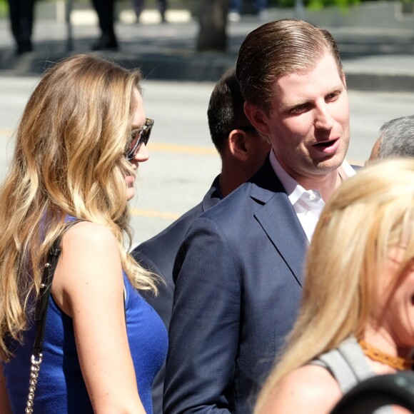 Eric Trump - Elvis Duran reçoit son étoile sur le Walk of Fame à Hollywood, le 2 mars 2017