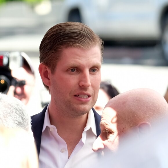 Eric Trump - Elvis Duran reçoit son étoile sur le Walk of Fame à Hollywood, le 2 mars 2017