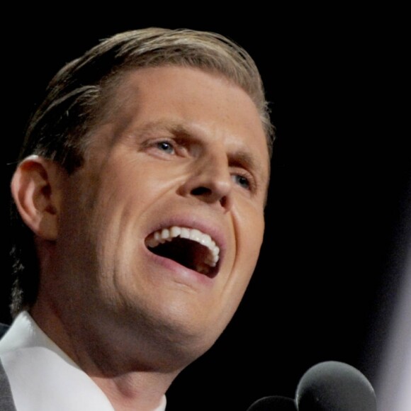Eric Trump lors du 3ème jour de la convention républicaine à Cleveland, le 21 juillet 2016.