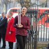 Jessica Ennis-Hill - Arrivées à la messe de la Journée du Commonwealth à l'Abbaye de Westminster à Londres le 13 mars 2017