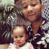 John Legend a publié une photo de sa fille Luna avec qui il est en vacances au Maroc - Photo publiée sur Instagram le 19 mars 2017