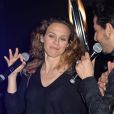 Semi-Exclusif - Lorie (Laure Pester) à la soirée des parfums Caron "Pour un homme vous feriez quoi ?" au Théâtre du Renard à Paris le 22 mars 2017. © Ramsamy Veeren/Bestimage