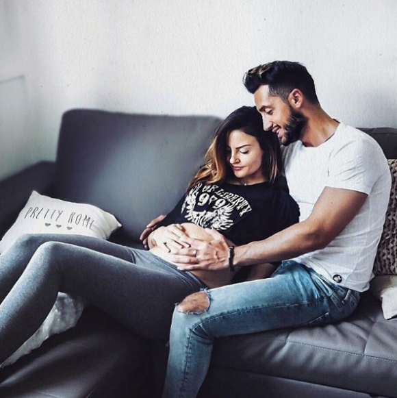 Julia Flabat est enceinte de son premier enfant. Mars 2017.