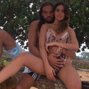 Joakim Noah s'affiche avec sa compagne Isabelle Cutrim sur Instagram, mars 2017.