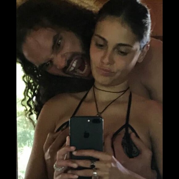 Joakim Noah avec sa compagne Isabelle Cutrim sur Instagram, mars 2017.