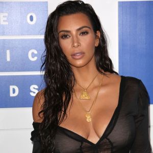 Kim Kardashian à la soirée des MTV Video Music Awards 2016 à Madison Square Garden à New York, le 28 août 2016.