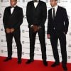 Memphis Depay, Paul Pogba et Henrikh Mkhitaryan - Photocall du dîner de gala "The United for UNICEF" au stade Old Trafford à Manchester, le 31 octobre 2016.