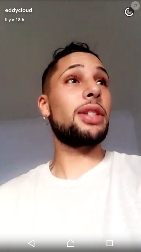 Eddy fait une mise au point sur Snapchat, 29 mars 2017