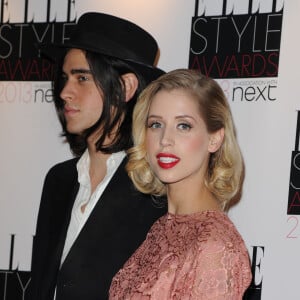 Peaches Geldof, enceinte, et son mari Thomas Cohen - People a la soiree "ELLE Style Awards" a l'hotel Savoy a Londres, le 11 fevrier 2013.