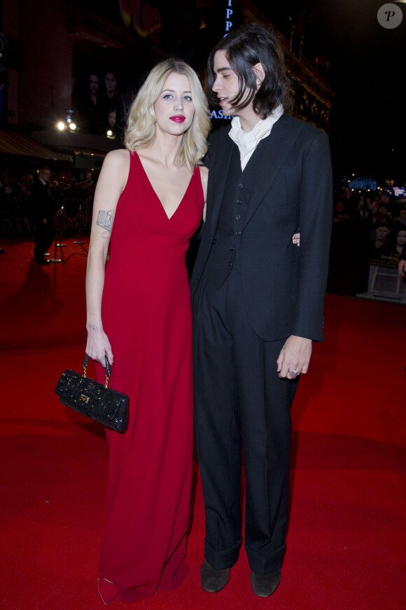 Peaches Geldof, enceinte et son mari Thomas Cohen - Avant-Premiere du film Twilight "Breaking Dawn" a Londres, le 14 novembre 2012.