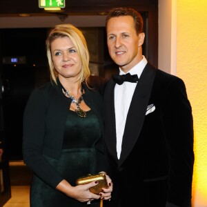 Michael Schumacher et sa femme Corinna à Francfort le 10 novembre 2012 lors du gala des sports de la presse allemande.