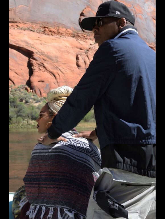 Beyonce partage des photos inédites à l'occasion de son 9e anniversaire de mariage avec Jay Z le 4 avril 2017.