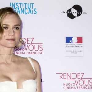 Diane Kruger (robe Paule Ka) à la cérémonie d'ouverture du Festival "Rendez-vous avec le nouveau Cinéma français" à l'ambassade de France à Rome, le 5 avril 2017 © Future-Image via Zuma/Bestimage