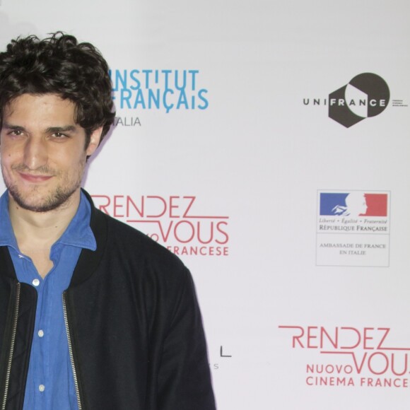Louis Garrel lors de la cérémonie d'ouverture du festival "Rendez-vous avec le nouveau Cinéma français" à l'ambassade de France à Rome, Italie, le 5 avril 2017.