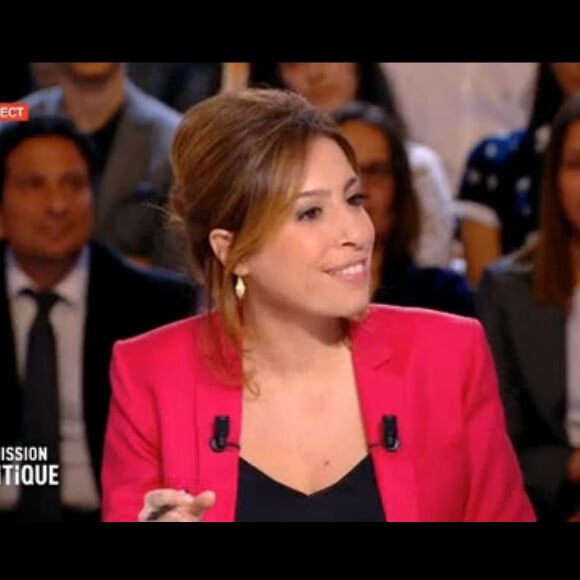 Léa Salamé - "L'émission politique", jeudi 6 avril 2017, France 2