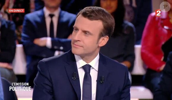 Emmanuel Macron - "L'émission politique", jeudi 6 avril 2017, France 2