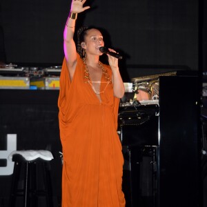 Concert de Alicia Keys organisé par l'ancien partenaire de Donald Trump Gil Dezer à la Porsche Design Tower de Miami le 18 mars 2017