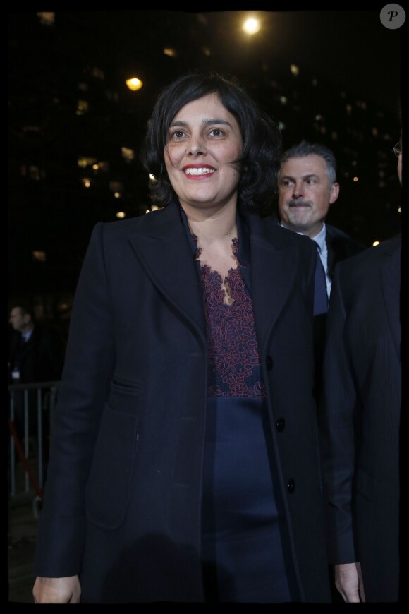Myriam El Khomri, Ministre du Travail, de l'Emploi et du Dialogue social, au 32ème dîner du CRIF (Conseil Représentatif des Institutions juives de France) à l'Hôtel Pullman Paris Montparnasse. Paris, le 22 février 2017.