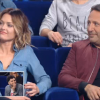 L'animateur Arthur et Caroline Receveur dans "Vendredi tout est permis" le 7 avril 2017 sur TF1.
