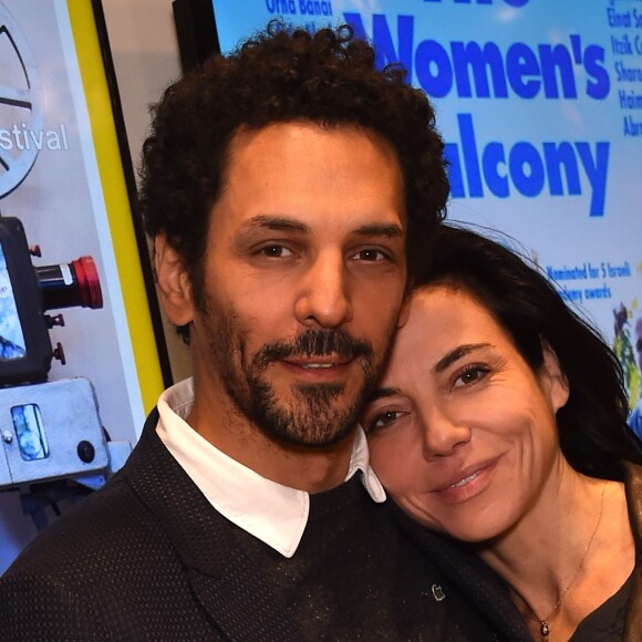 Exclusif - Tomer Sisley participe avec sa comapgne Sandra Zeitoun de Matteis à l'ouverture de la 10ème édition du festival du film Israëlien de Nice le 25 février 2017.  © Bruno Bebert/Bestimage
